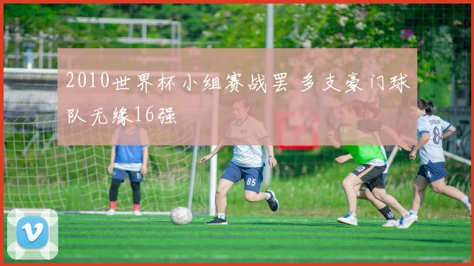 2010世界杯小组赛战罢 多支豪门球队无缘16强